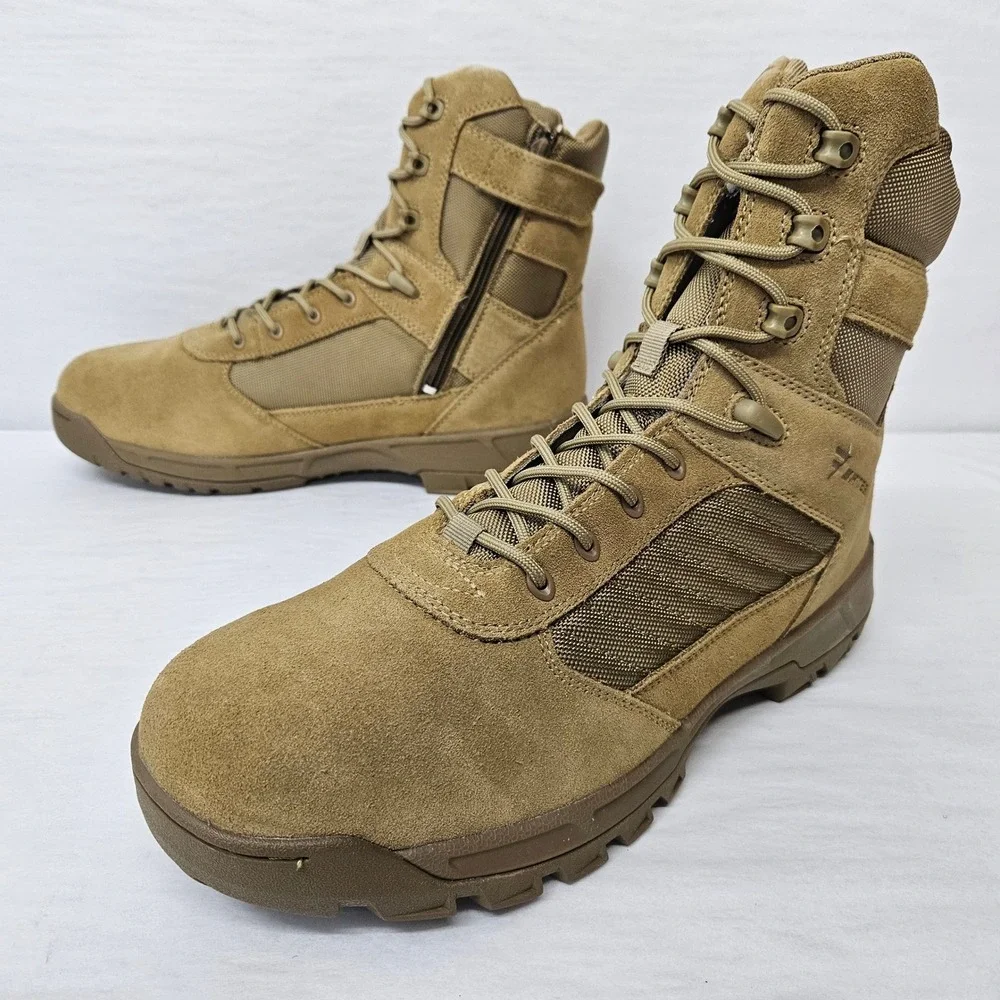 Bates Tactical Sport 2‎ Boots Tall Side Zip E03181 Coyote Brown Men's Size 14